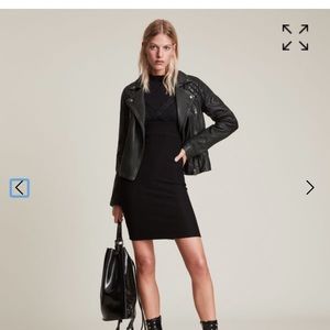 All Saints Cargo Leather Biker Jacket - hardly worn